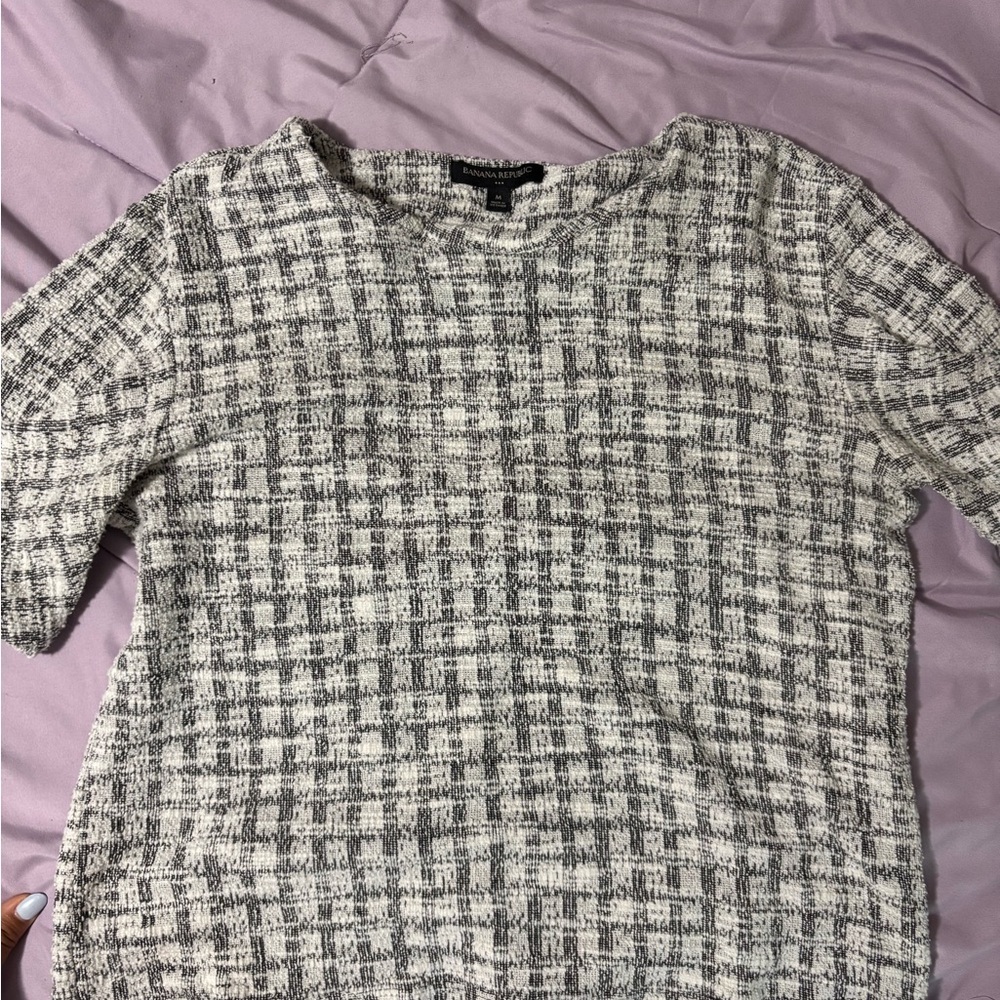 Banana Republic Monochrome Textured Sweater